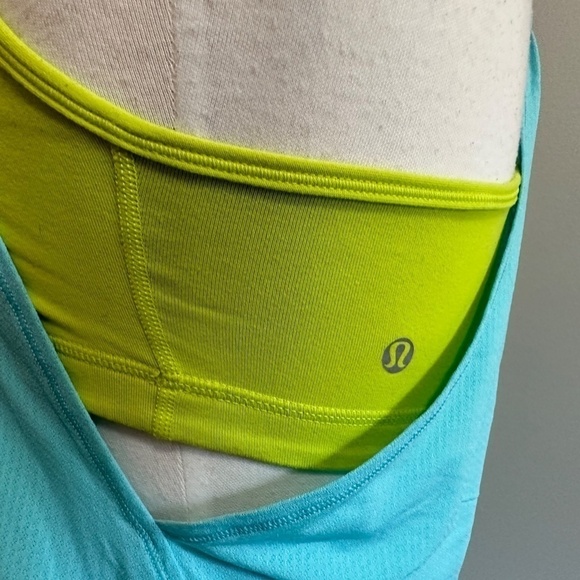 LULULEMON No Limits Tank Angel Blue Antidote Womens Sz 6 - Picture 6 of 7
